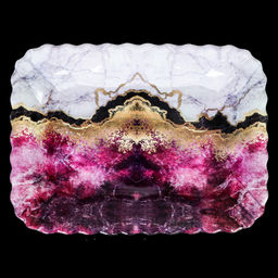 Поднос прямоугольный 37х25,5 см / 3526 /уп 100/ - ГалеонТрейд фото 2