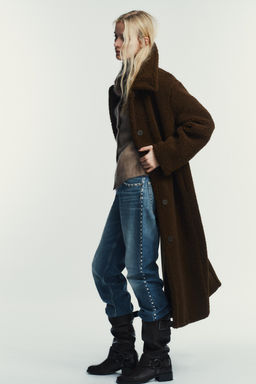 FAUX SHEARLING COAT - Zara фото 15