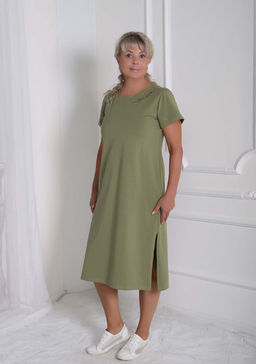 Платье Олси хаки