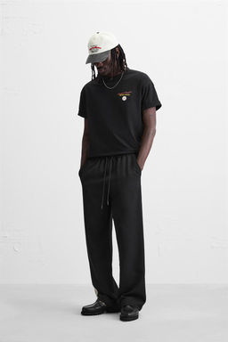 CONTRAST PRINTED T-SHIRT