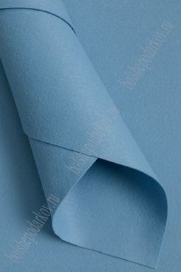 Фетр мягкий 1 мм, Корея Royal 40*55 см (5 шт) темно-голубой RN 38