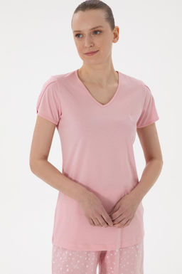 Kad_n Pembe Pijama Tak_m_ Sepette S_rpriz _ndirim - U.s. polo assn фото 3