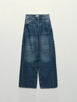 Джинсы wide-flare с высокой посадкой / Zarina фото 6