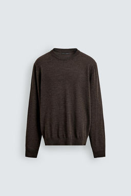 JERSEY REGULAR FIT LANA / marr?n vigor? - Zara фото 6