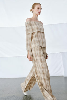ZW COLLECTION CHECKS TOP - Zara фото 11
