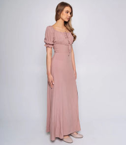 Платье #ОКТ035002, пудровый