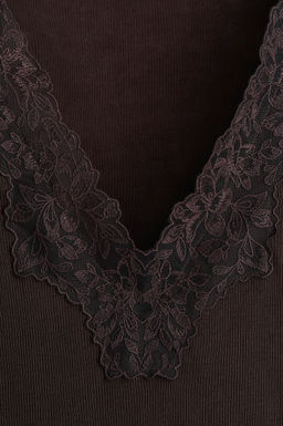 Top con ribete de encaje - H&m фото 6