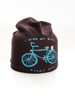 Шапка для мальчика UD 3006 кофе/голуб