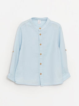 Hakim Yaka Basic Uzun Kollu Erkek Bebek G?mlek