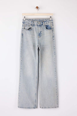 Ac?k Mavi Yuksek Bel Genis Paca Wide Leg Jeans TWOSS26JE00044