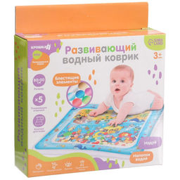Акваковрик надувной развивающий водный «Дружилки», 80x50 см