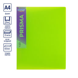 Expert Complete PRISMA NEON Папка с вкладышами 20 л. A4 600 мкм 20 мм эффект 3D 6 шт. лайм EC211500021