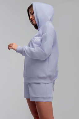 Арт. 2533 Костюм женский с шортами 42-48 (4 шт) Цвет:сиреневый - Калинка фото 2