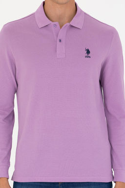 Мужской сиреневый базовый свитшот - U.s. polo assn фото 20