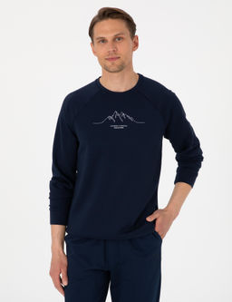 Lacivert Regular Fit Sweatshirt - Pierre cardin фото 3