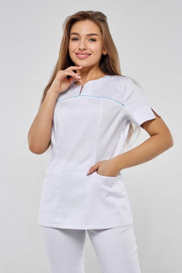 Костюм хирургический 185 CVC. Цвет: белый - Стильб фото 7