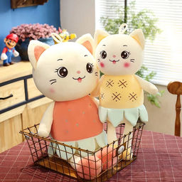 Мягкая игрушка Кошка ягодка 26 см