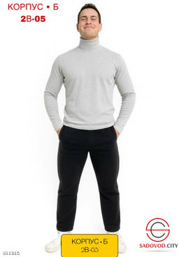 Комплект мужских костюмов включает штаны с начесом и водолазки с начесом - Bruno фото 3