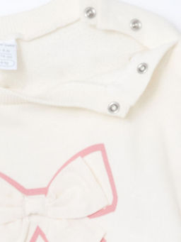 Bisiklet Yaka Uzun Kollu Bask?l? K?z Bebek Sweatshirt ve Tayt 2li Tak?m