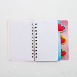 Цена за 2 шт. Блокнот детский с разделителями А7, 40 л. Панда. 8 марта