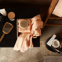 Полотенце махровое Экономь и Я 70х140 см, цвет персиковый мокко, 100% хлопок, 350 гр/м2  фото 13