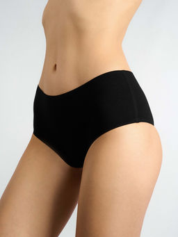 Женские бесшовные трусы Бразильяна черные (Арт. 5097WUV)