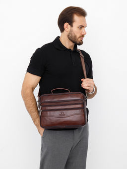 Портфель 7807-4 brown Fuzhinino