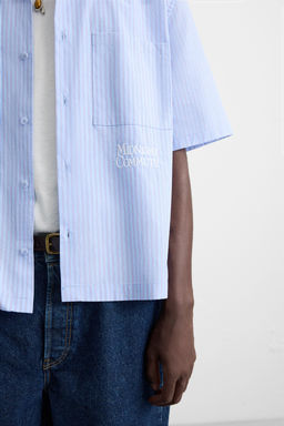 TEXT STRIPE SHIRT - Zara фото 5