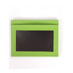 Обложка пропуск/карточка/проездной Croco-В-223 натуральная кожа салат флотер (124) 265120  фото 2