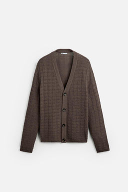 TEXTURED CARDIGAN - Zara фото 7
