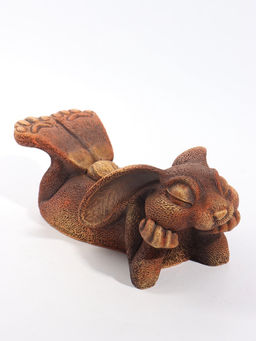 Фигура «Заяц Людвиг», 33×15×13 см, трюфельная