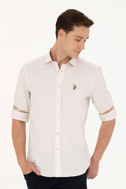 U. S. Polo Assn Мужская рубашка с длинным рукавом Stone - U.s. polo assn фото 10