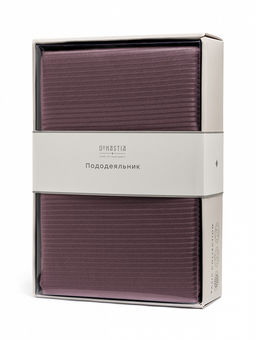 Пододеяльник сатин-страйп 145x210 пурпурный сатин - Denastia фото 5