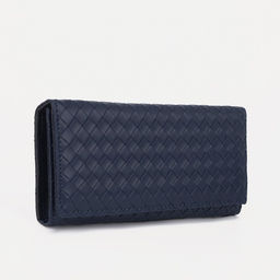 Кошелёк на магните, цвет синий