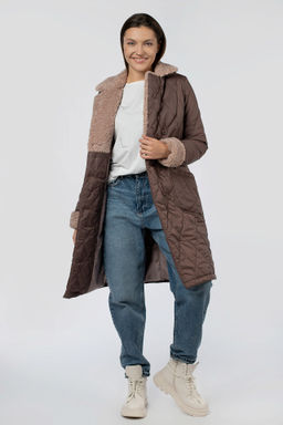 05-2109 Куртка женская зимняя (пояс) - El podio фото 3