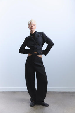 100% SILK DRAPED TOP - Zara фото 13