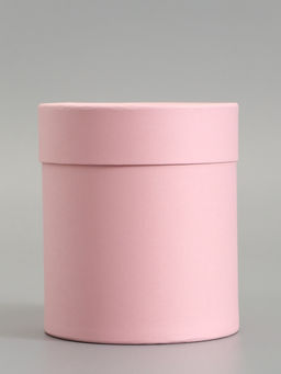 Коробка подарочная, завальцованная, "Розовая", 12 х 12 см