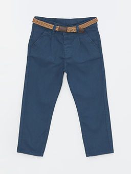 Basic Erkek Bebek Kemerli Pantolon - Waikiki фото 3