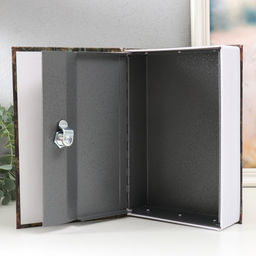 Шкатулка сейф книга пластик, металл Люби всем сердцем, дерево, 5.5?15.5?24 см