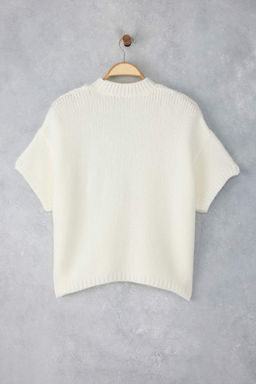 Gri Genis Kal?p Yumusak Dokulu Triko Kazak TWOAW25KZ00021 - Trendyolmilla фото 27