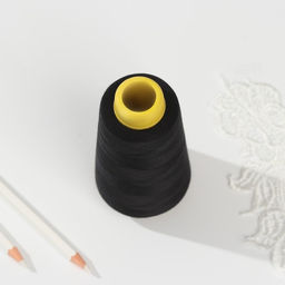 Нитки 50/2, 2700 м, чёрные