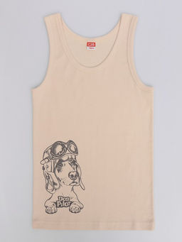 CWJB 20071-31 Майка для мальчика,бежевый