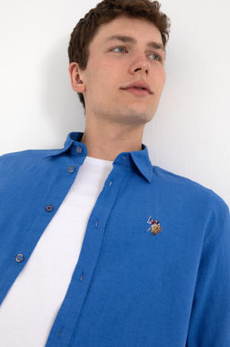 Erkek _ndigo Uzun Kollu Basic G_mlek Sepette S_rpriz _ndirim - U.s. polo assn фото 2