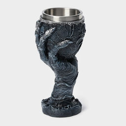 Бокал средневековый «Магическая рука», 200 мл, нержавеющая сталь, серый