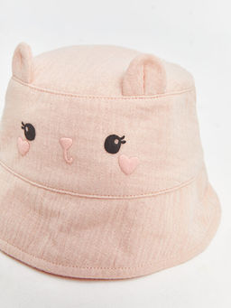 Hayvan Fig?rl? K?z Bebek Bucket ?apka