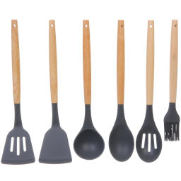 Набор кухонных принадлежностей 12шт "Felicita" серый