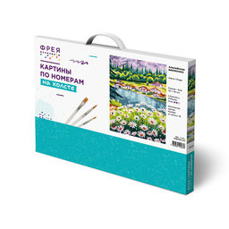 ФРЕЯ PNB/PM-371 Набор для раскрашивания по номерам 40 х 30 см Альпийская деревушка  фото 3