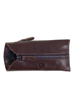 Ключница из натуральной кожи, цвет коричневый