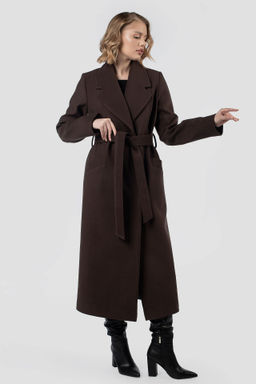 01-12170 Пальто женское демисезонное (пояс) - El podio фото 3