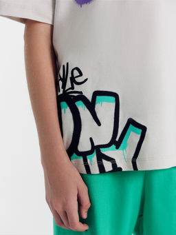 Футболка для мальчиков серая с печатью - Mark formelle фото 6